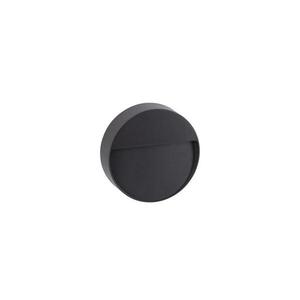 NOVA LUCE venkovní nástěnné svítidlo BRIGI tmavě šedý akrylový kryt a difuzor LED 1.2W 3000K 220-240V IP65 9020927 obraz