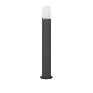 NOVA LUCE venkovní sloupkové svítidlo PYRO tmavě šedý hliník bílý akryl E27 1x12W 220-240V IP54 bez žárovky 9209212 obraz