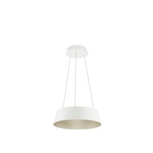 NOVA LUCE závěsné svítidlo ALBA bílý hliník šampaň a zlatá LED 40W 230V 3000K IP20 stmívatelné 9345655 obraz