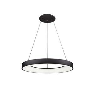 NOVA LUCE závěsné svítidlo RANDO SMART černý hliník a akryl LED 50W 230V 3000K - 4000K IP20 Tuya stmívatelné 9853044 obraz