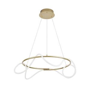 NOVA LUCE závěsné svítidlo TIRIAC zlatý hliník a akryl LED 43W 230V 3000K IP20 stmívatelné 9548104 obraz