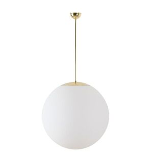 OSMONT ADR45735 ADRIA P5 závěsné skleněné svítidlo mosaz leštěná / bílá IP40 3x25W E27 obraz