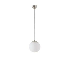 OSMONT ADR60333 ADRIA S1 závěsné skleněné svítidlo nerez broušená / bílá IP40 3000 K 8W LED obraz