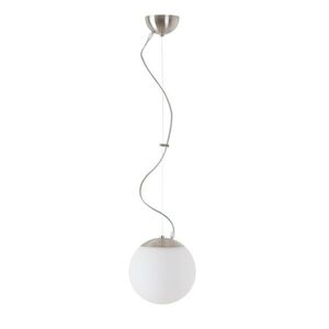 OSMONT ADR60746 ADRIA L1 závěsné skleněné svítidlo nerez broušená / bílá IP40 4000 K 8W LED obraz