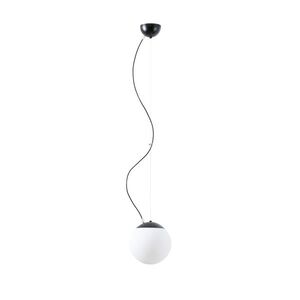 OSMONT ADR61320 ADRIA L1 závěsné skleněné svítidlo černá / bílá IP40 3000 K 8W LED obraz