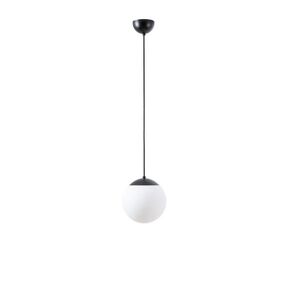 OSMONT ADR61840 ADRIA S1 závěsné skleněné svítidlo černá / bílá IP40 4000 K 8W LED obraz