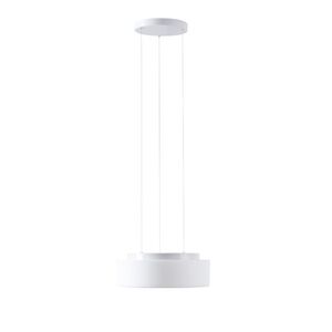 OSMONT ERI73036 ERIS LE2 závěsné skleněné svítidlo bílá IP40 3000 K 18W LED obraz