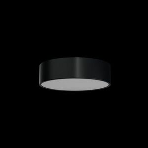 OSMONT KRU60036 KRUGER 1 FO stropní/nástěnné plastové svítidlo černá IP40 3000 K 18W LED nouzové kombinované 3 h obraz
