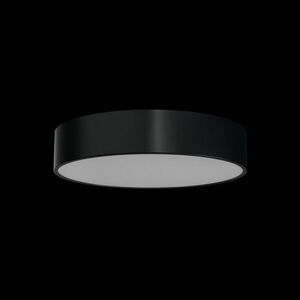 OSMONT KRU60588 KRUGER 2 FO stropní/nástěnné plastové svítidlo černá IP40 4000 K 34W LED nouzové kombinované 3 h obraz