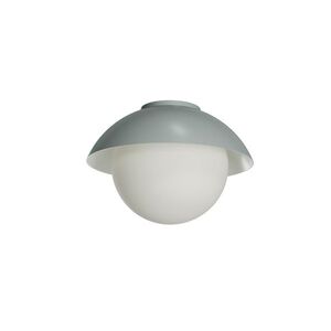 OSMONT LUK60504 LUKIDA 2 stropní/nástěnné skleněné svítidlo šedá / bílá IP65 4000 K 20W LED obraz