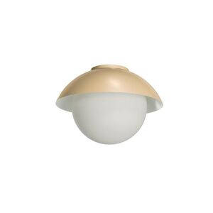 OSMONT LUK60506 LUKIDA 2 stropní/nástěnné skleněné svítidlo Golden Beach / bílá IP65 4000 K 20W LED obraz