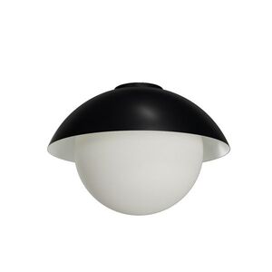OSMONT LUK60514 LUKIDA 3 stropní/nástěnné skleněné svítidlo černá / bílá IP65 4000 K 27W LED obraz
