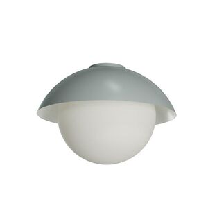OSMONT LUK60516 LUKIDA 3 stropní/nástěnné skleněné svítidlo šedá / bílá IP65 4000 K 27W LED obraz