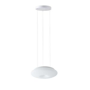 OSMONT SAT73554 SATURN LE1 závěsné skleněné svítidlo bílá IP20 4000 K 16W LED obraz