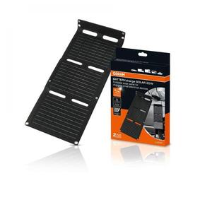 OSRAM BATTERYcharge SOLAR solární panel 20W vč. USB 1ks OFSP20 obraz