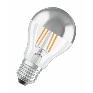 LEDVANCE OSRAM LED STAR CL A FIL Mirror Silver 34 non-dim 4W/827 E27 obraz