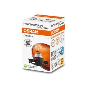 OSRAM PSY24W 12V 24W PG20-4 Original Line Amber 1ks 2503A obraz