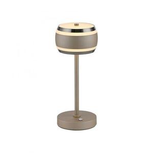 PAUL NEUHAUS LED nabíjecí stolní lampa PURE Falling Rings, bronzová, dotykový stmívač, 2200-5000K obraz