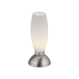 PAUL NEUHAUS LED stolní lampa stříbrná opálové sklo 3 krokové stmívání dotykovým stmívačem 3000K PN 4021-55 obraz