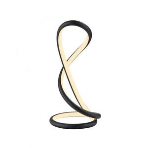 PAUL NEUHAUS LED stolní lampa TWIST, černá, noční stolní lampa, šňůrový stmívač 2700K obraz