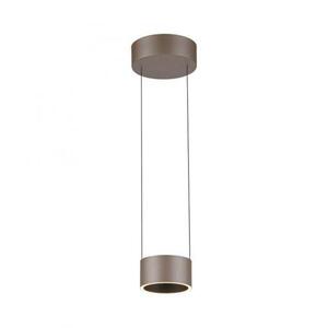 PAUL NEUHAUS LED závěsné svítidlo PURE Clipse, bronzová, dálkový ovladač, stmívatelné 2200-5000K obraz