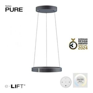 PAUL NEUHAUS LED závěsné svítidlo PURE E-Clipse elektrické 2700-5000K šedá 2560-15 obraz