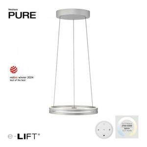 PAUL NEUHAUS LED závěsné svítidlo PURE E-Loop elektrické 2700-5000K šedá 2550-95 obraz