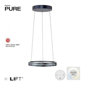 PAUL NEUHAUS LED závěsné svítidlo PURE E-Loop elektrické 2700-5000K šedá mystic 2550-15 obraz