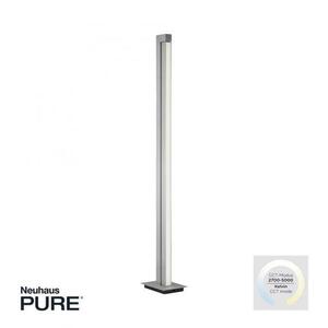 PAUL NEUHAUS PURE LINES LED stojací svítidlo stmívatelné otočné vypínač 2700-5000K šedá 421-95 obraz
