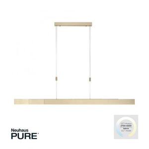 PAUL NEUHAUS Svítidlo závěsné PURE-MOTO LED 3x 13W 2700-5000K nastavitelné zlatá imperial 2525-60 obraz