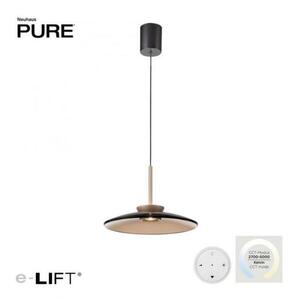 PAUL NEUHAUS Závěsné svítidlo PURE E-Moon LED 10W 2700-5000K + LED 8W 2700-5700K bronz / tmavý amber 2195-97 obraz