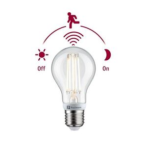PAULMANN Filament 230V LED žárovka E27 se soumrakovým a pohybovým čidlem (HF) 7W 2700K E27 obraz