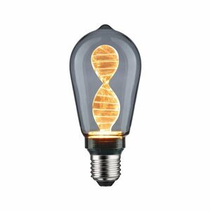 PAULMANN Inner Glow Edition LED žárovka Helix E27 230V 3, 5W 1800K kouřové sklo ST64 obraz