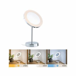 PAULMANN LED kosmetické zrcadlo Masua IP44 CCT 230V 4W chrom stolní obraz