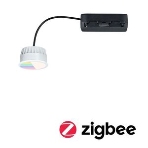 PAULMANN LED Modul vestavné svítidlo RGBW Coin 50mm Coin 6W 230V stmívatelné 2200 - 6500K satén obraz