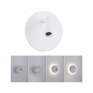 PAULMANN LED nabíjecí nástěnné svítidlo Kiora 2700K / 3, 7V 0, 6W / 0, 7W stmívatelné bílá obraz