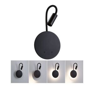 PAULMANN LED nabíjecí nástěnné svítidlo Miora 2700K / 3, 7V 0, 6W / 0, 7W stmívatelné černá obraz
