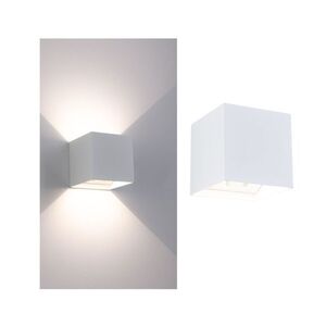 PAULMANN LED nabíjecí nástěnné svítidlo Nyara IP44 3000K 100x100mm 2x1W bílá obraz