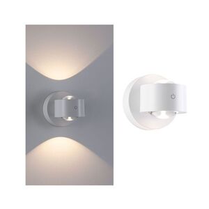 PAULMANN LED nabíjecí nástěnné svítidlo Zorik IP44 stmívatelné 2700K 100mm 2x1, 1W bílá obraz