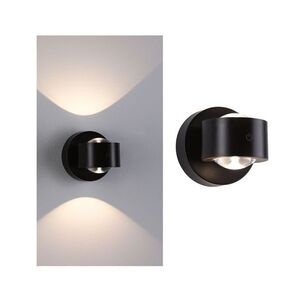 PAULMANN LED nabíjecí nástěnné svítidlo Zorik IP44 stmívatelné 2700K 100mm 2x1, 1W černá obraz