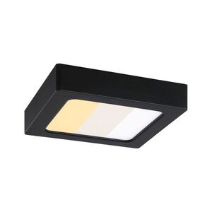 PAULMANN LED Panel Abia 2 White Select soumrakové a pohybové čidlo (HF) hranaté 170x170mm 9, 5W 2700 - 4000K černá obraz