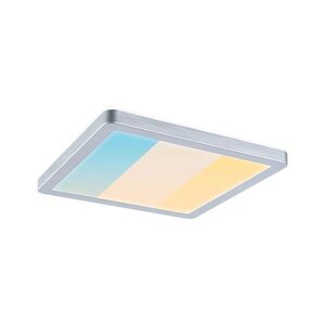 PAULMANN LED Panel Atria Shine IP44 hranaté 190x190mm 8W 3000 - 6500K matný chrom obraz