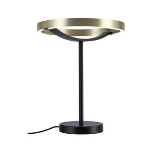 PAULMANN LED stolní lampa 3-krokové-stmívatelné Melira 2700K 10W černá mat/zlatá obraz