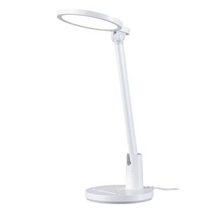 PAULMANN LED stolní lampa na psací stůl Darba 4000K 15W bílá mat obraz
