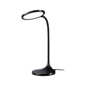 PAULMANN LED stolní lampa na psací stůl Mejan 4000K 15W černá mat obraz