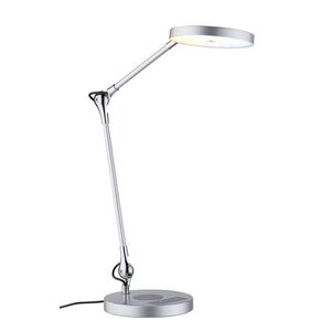 PAULMANN LED stolní lampa na psací stůl Numis CCT 11W stříbrná obraz