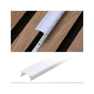 PAULMANN LED Strip přisazený profil difuzor 0, 8m umělá hmota bílá obraz