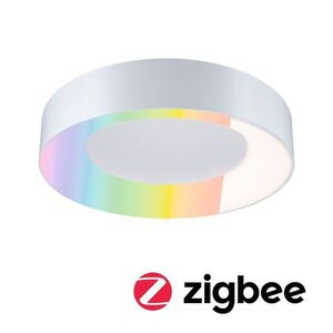 PAULMANN LED stropní svítidlo Smart Home Zigbee 3.0 Casca IP44 RGBW+ 230V 20W bílá mat obraz