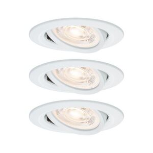 PAULMANN LED vestavné svítidlo 3-krokové-stmívatelné Nova GU10 Flat výklopné 3x4, 9W 230V stmívatelné 2700K bílá mat obraz