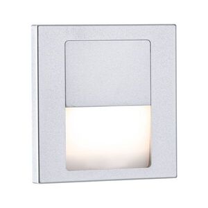 PAULMANN LED vestavné svítidlo do zdi Tsaro hranaté 80x36mm 1W 230V 2700K matný chrom obraz